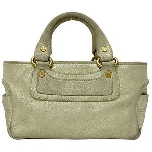Celine Mini Handbag Boogie Bag Silver Gold